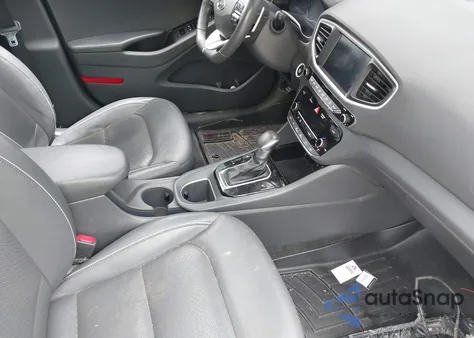 2018 Hyundai Ioniq Hybrid Limited из США, поврежденный, VIN KMHC85LC0JU091365